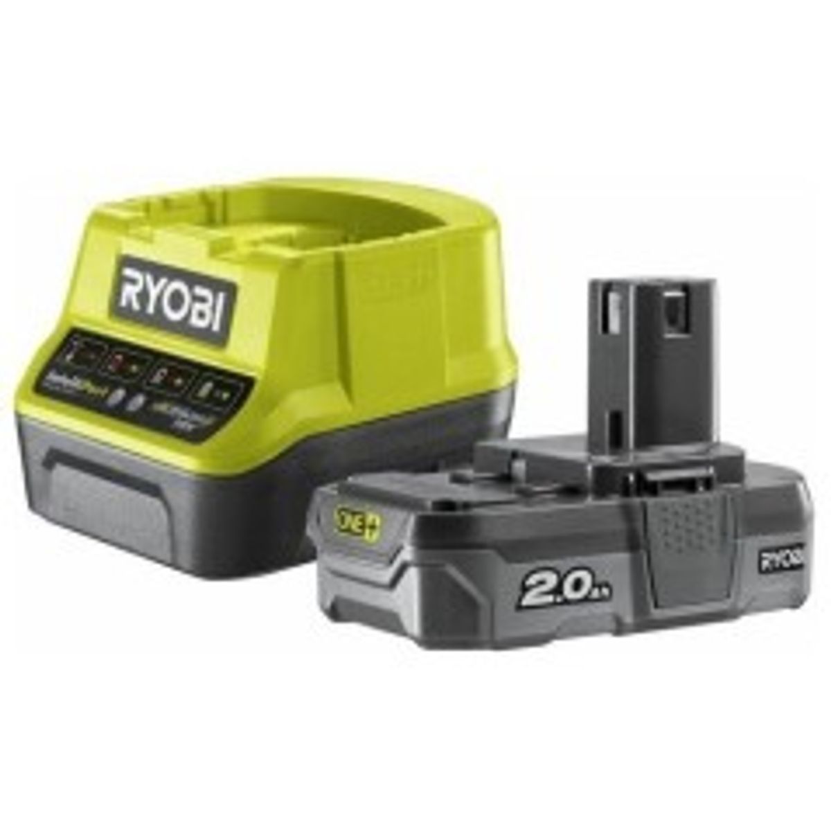 Ryobi startsæt RC18120-120C One+ 18V Li-Ion 2,0Ah m/batteri og oplader