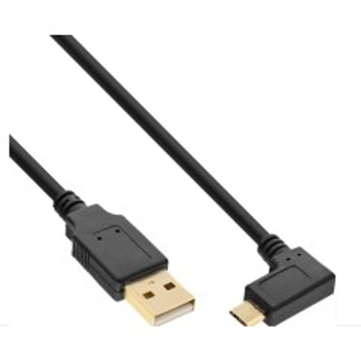 MicroConnect Micro USB Cable, Black, 0.5m