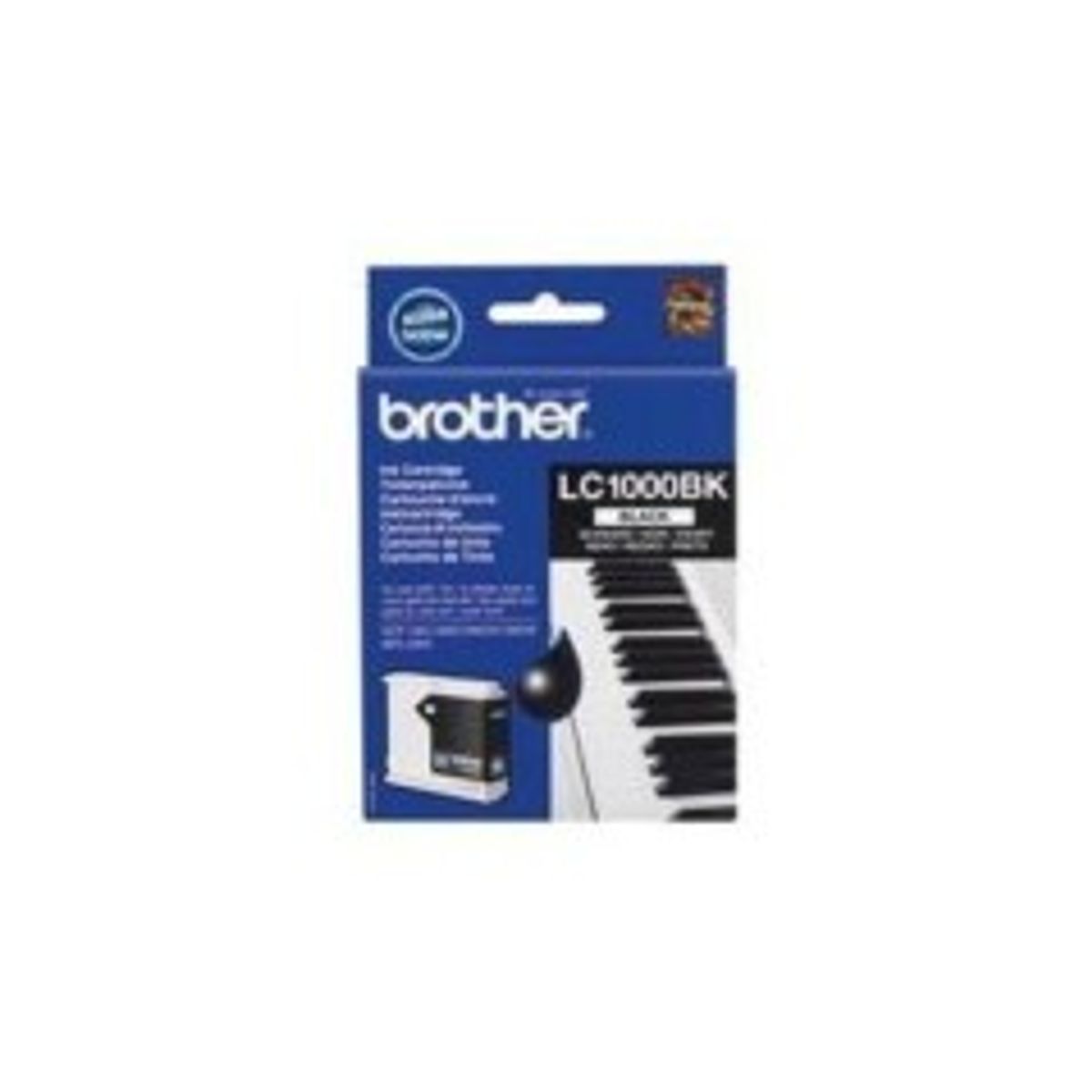 Brother LC 1000BK Sort 500 sider Blæk