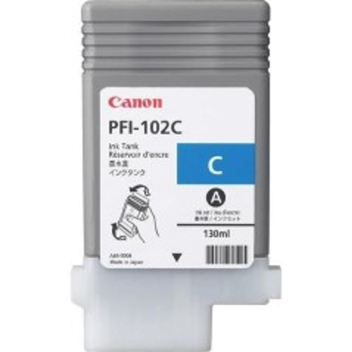 Canon PFI 102 C Cyan Blækbeholder 0896B001