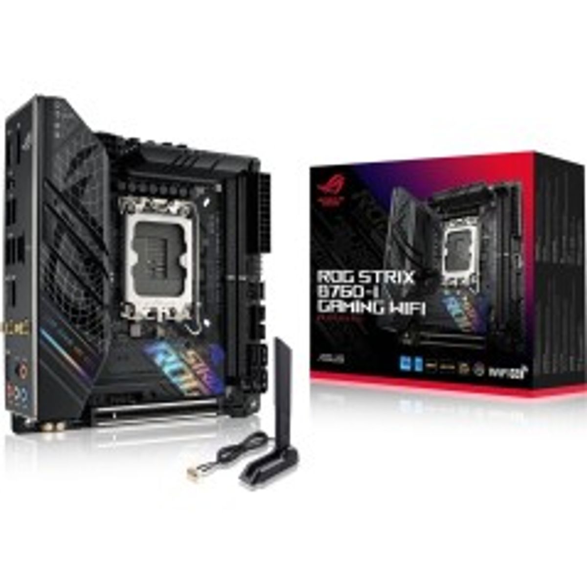 ASUS ROG STRIX B760-I GAMING WIFI Mini ITX LGA1700 sokkel Intel B760