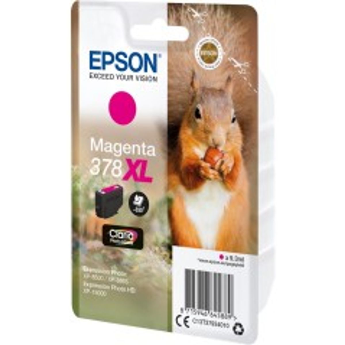 Epson 378XL Magenta 830 sider Blæk C13T37934010