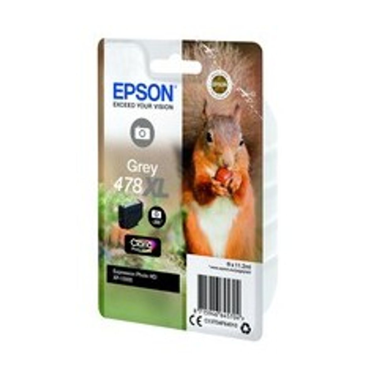 Epson 478XL Grå 200 sider Blæk C13T04F64010