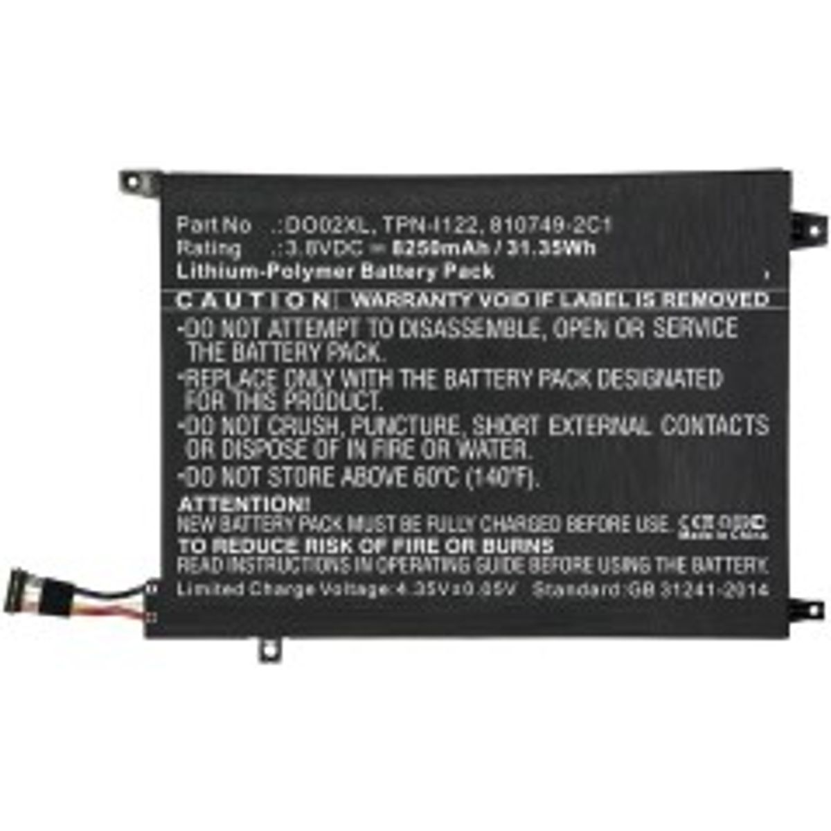 CoreParts Laptop Battery for HP 31.35Wh