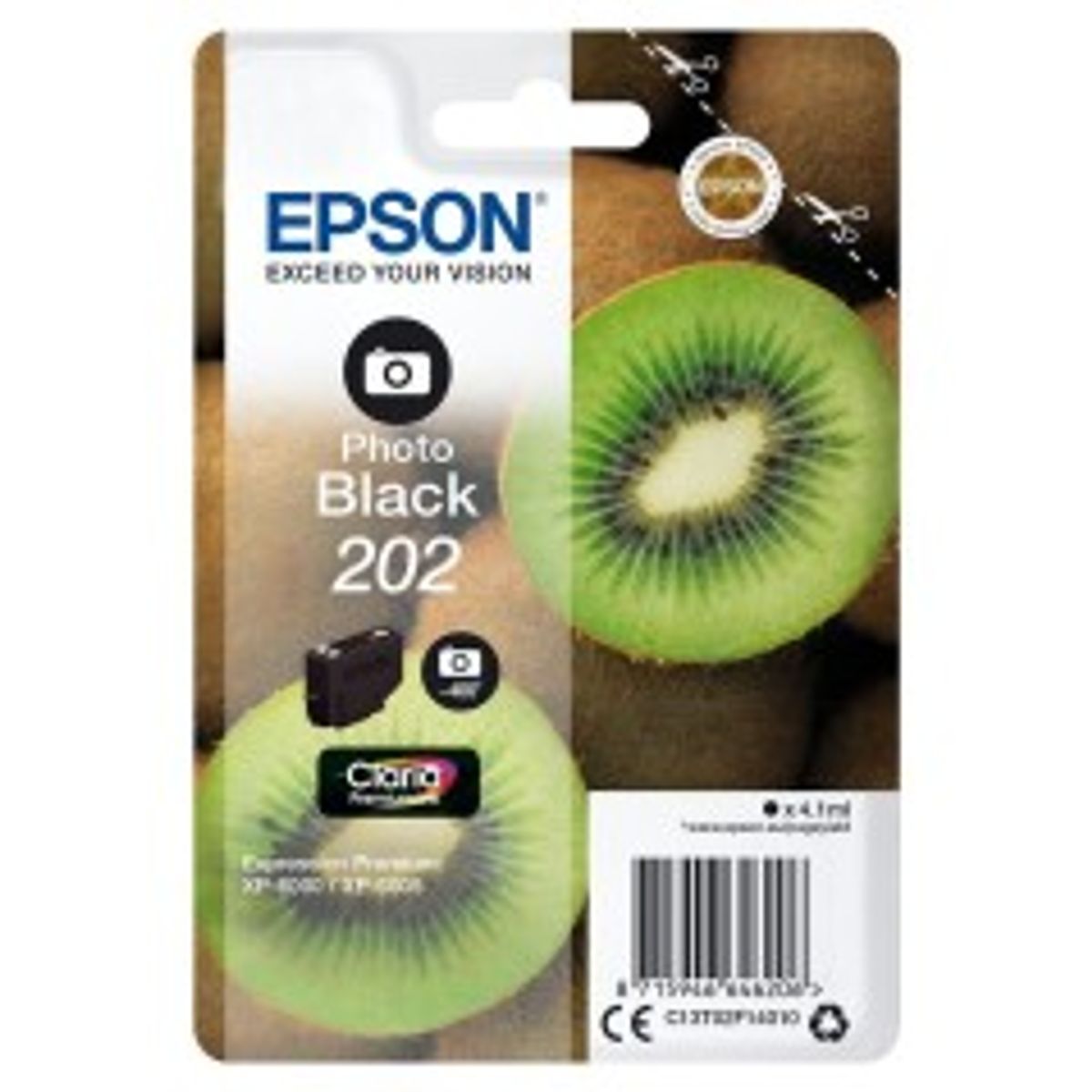 Epson 202 Foto-sort 400 sider Blæk C13T02F14010