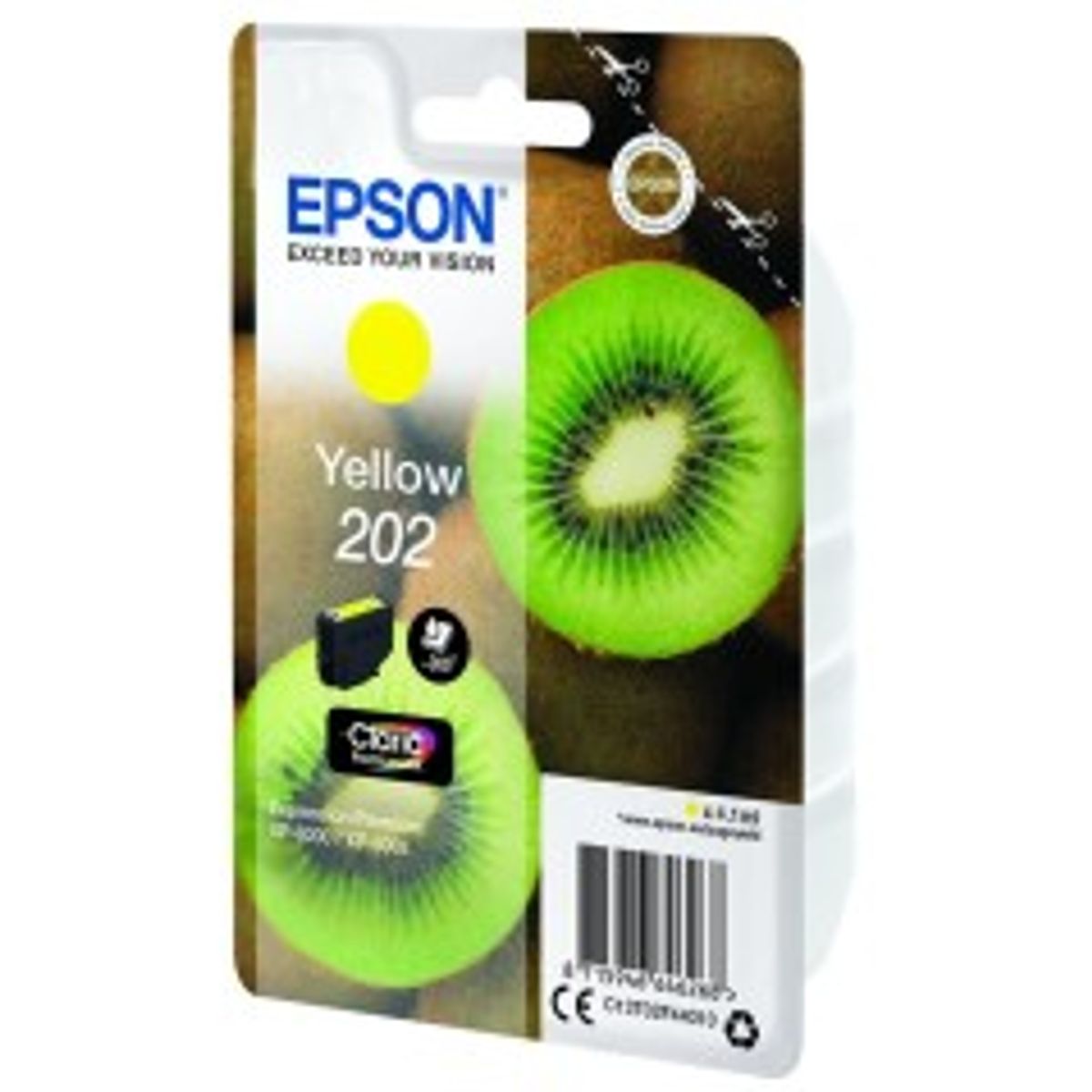 Epson 202 Gul 300 sider Blæk C13T02F44010