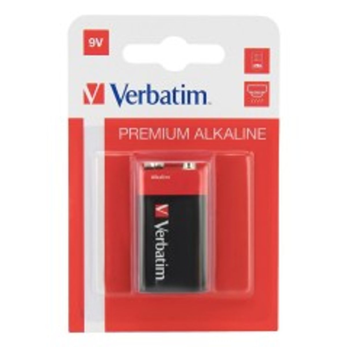 Verbatim ALKALINE BATTERY 9V 1 PACK