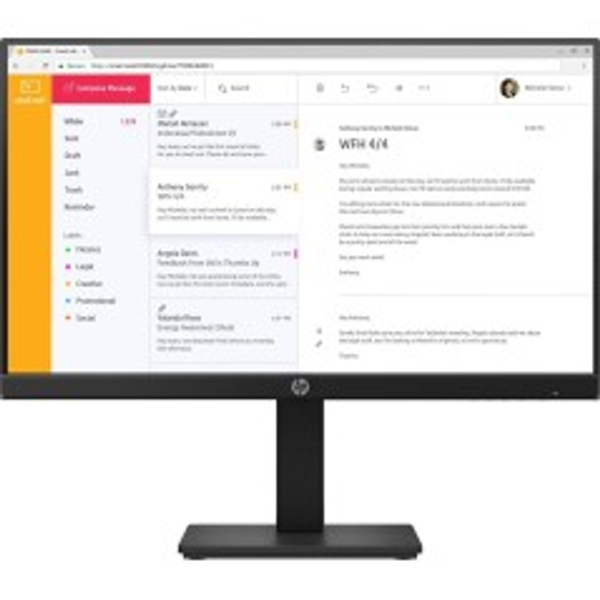 HP P24h G4 60.5 cm (23.8") 1920