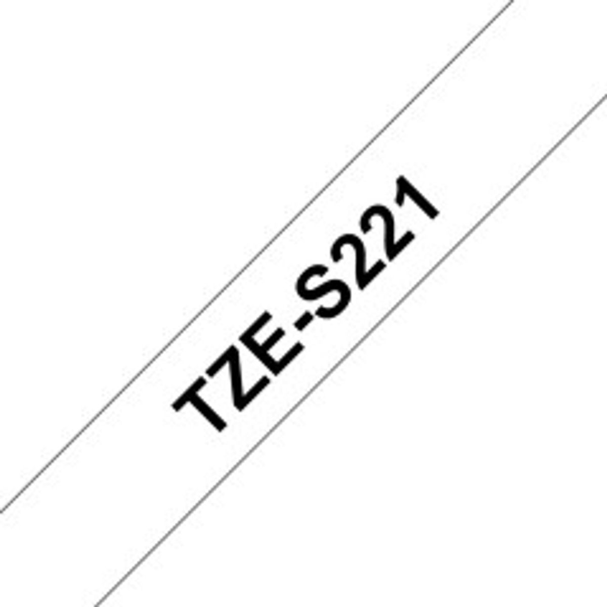 Brother Tzes221 Label-Making Tape Tz