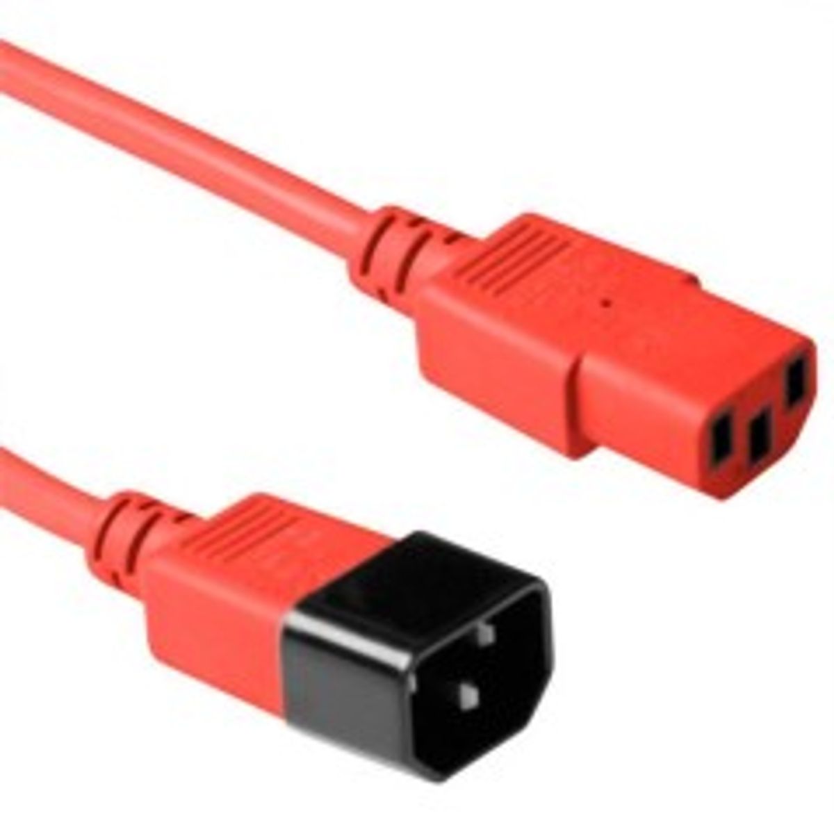 MicroConnect Red power cable C14F to C13M,