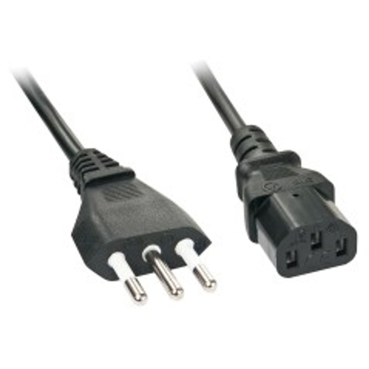 Lindy Power Cable Black 2 M Cei