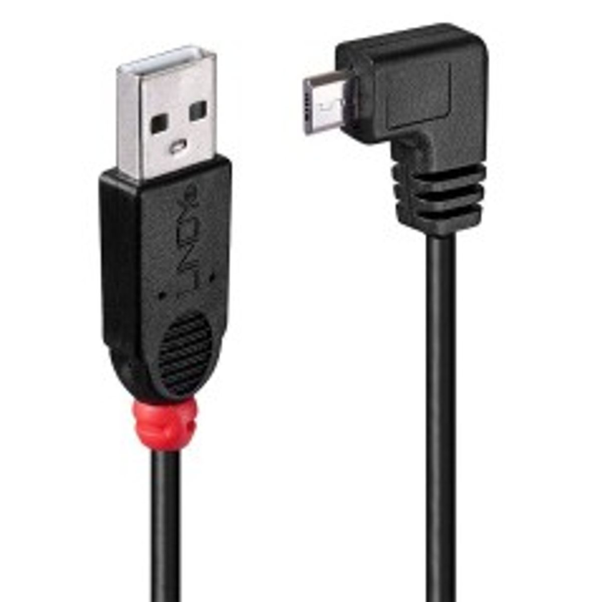 Lindy Usb2.0 A/Micro-B 90Degree 0.5M