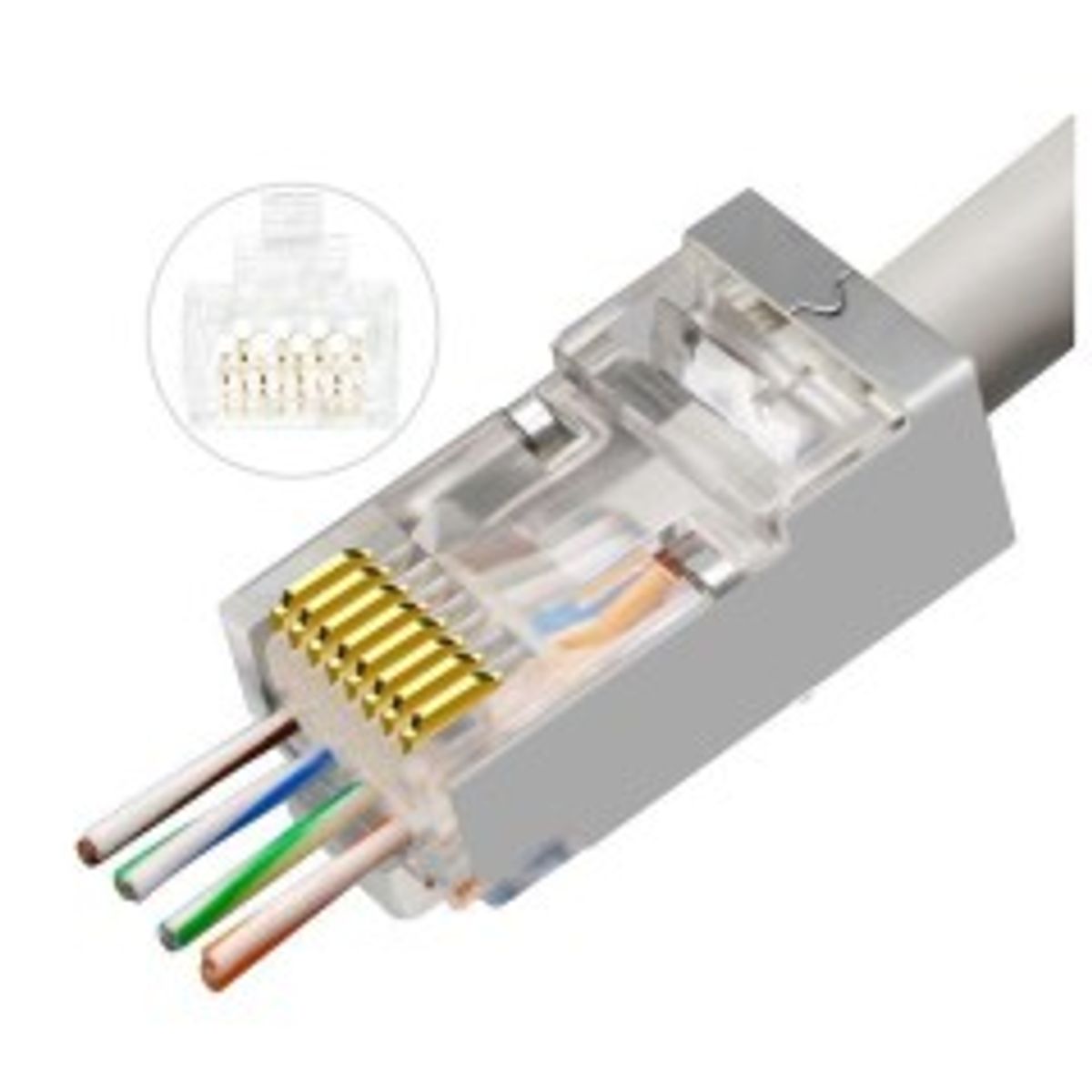 MicroConnect Modular EZ Plug RJ45 CAT6a