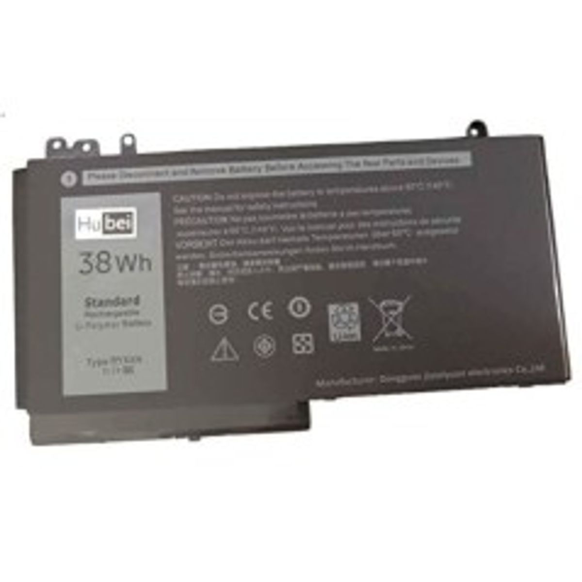 Dell Battery, 38WHR, 3 Cell,