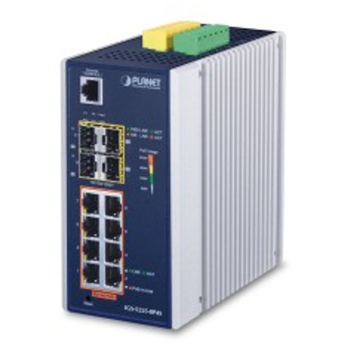 Planet IP30 Industrial L2+/L4 8-Port