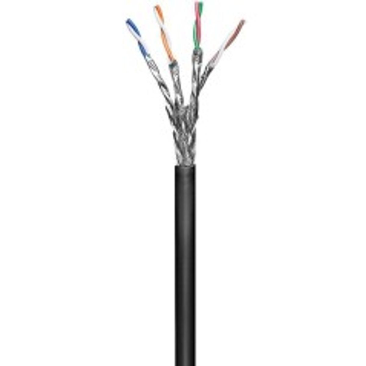 MicroConnect S/FTP CAT6 Outdoor 100m Black