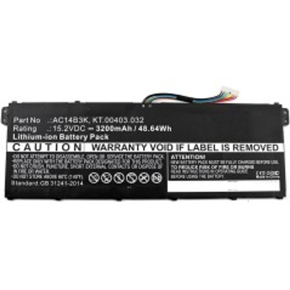 CoreParts Laptop Battery for Acer 49Wh