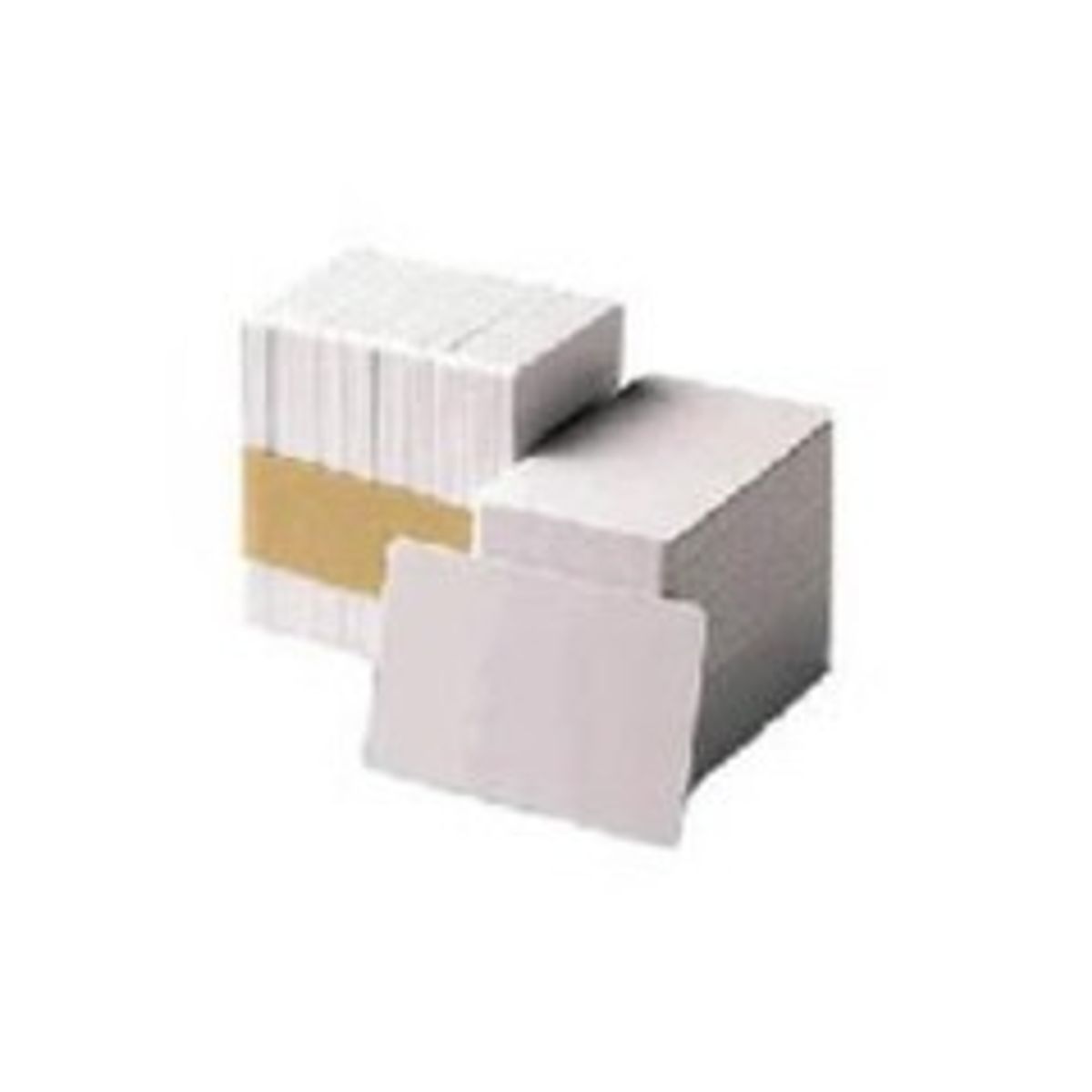 Zebra PVC, White Cards, 500 cards