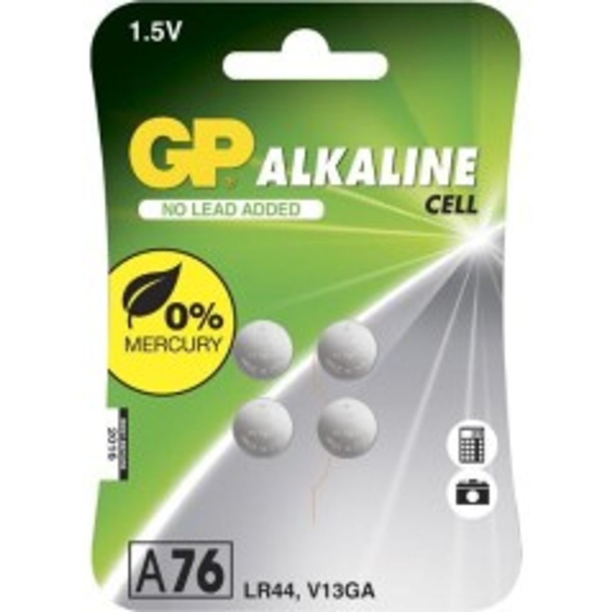 GP GP ALKALINE BUTTON CELL LR44