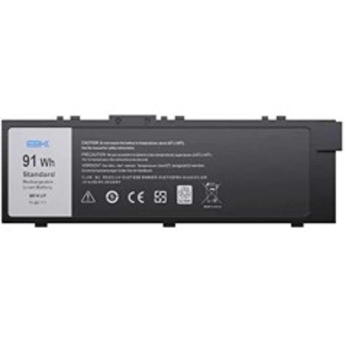 Dell Battery, 72WHR, 6 Cell,