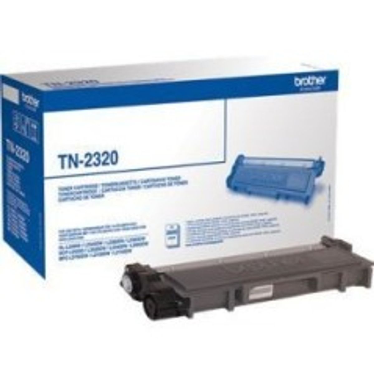 Brother TN 2320 Sort 2600 sider Toner