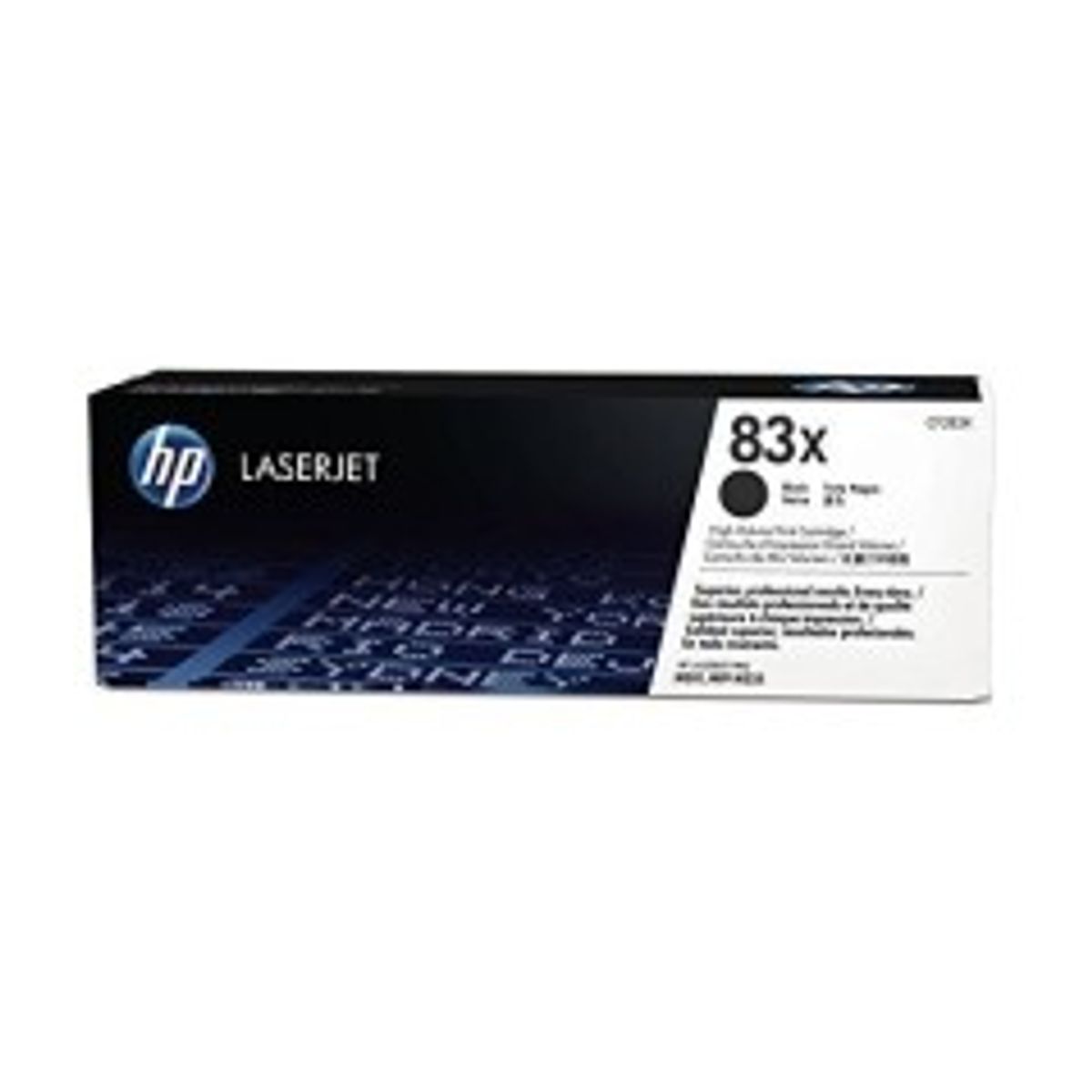 HP 83X Sort 2200 sider Toner CF283X