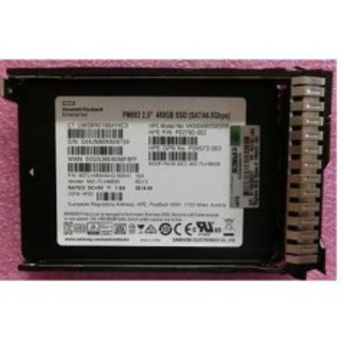 Hewlett Packard Enterprise 480GB SATA Solid State Drive