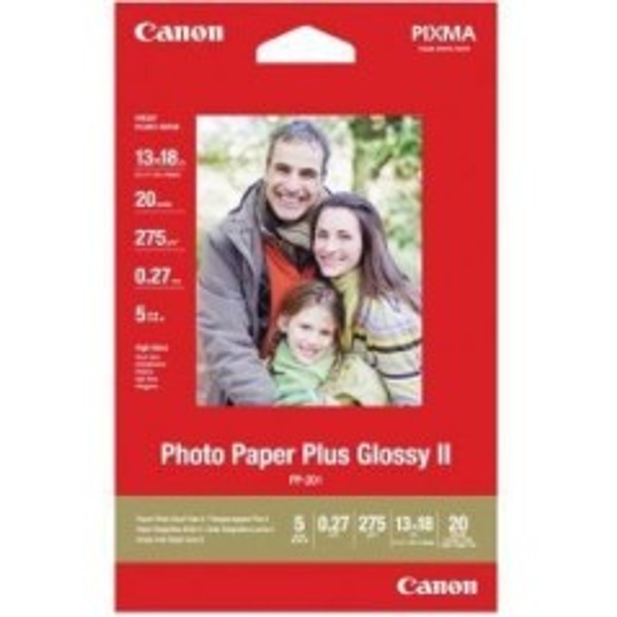 Canon Glossy II PP-201 Fotopapir 130 x 180 mm 20ark 2311B018