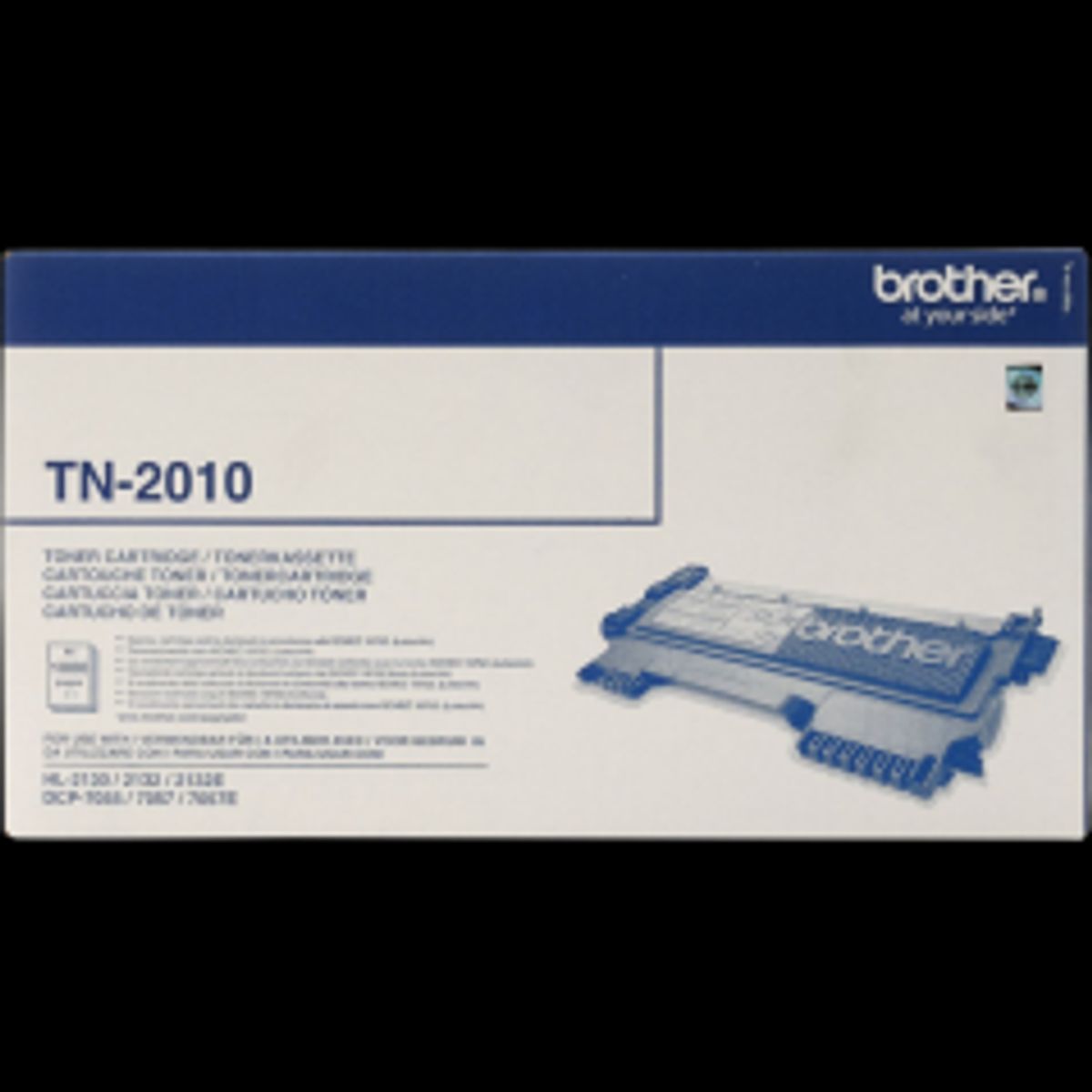 Brother TN 2010 Sort 1000 sider Toner