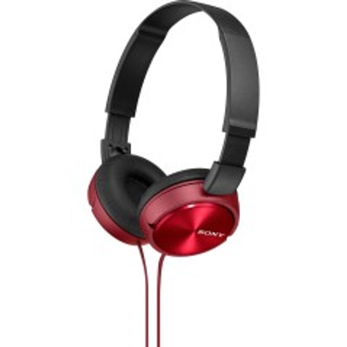 Sony MDR ZX310 Kabling Hovedtelefoner Sort Rød