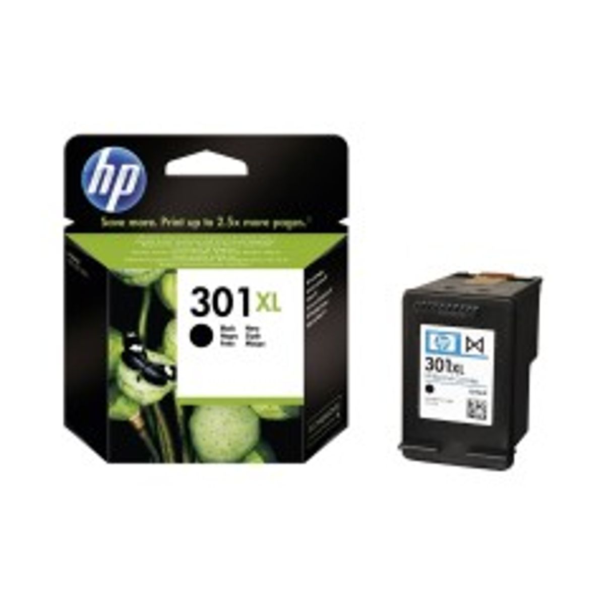 HP 301XL Sort 430 sider Blæk CH563EE