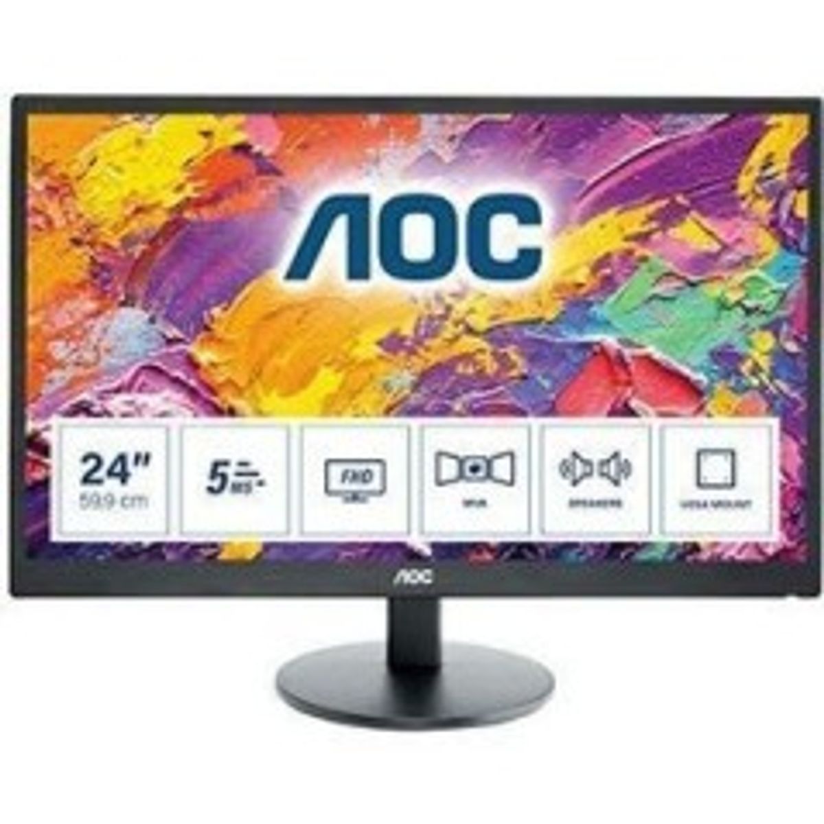 AOC M2470SWH 23.6 1920 x 1080 (Full HD) VGA (HD-15) HDMI 60Hz