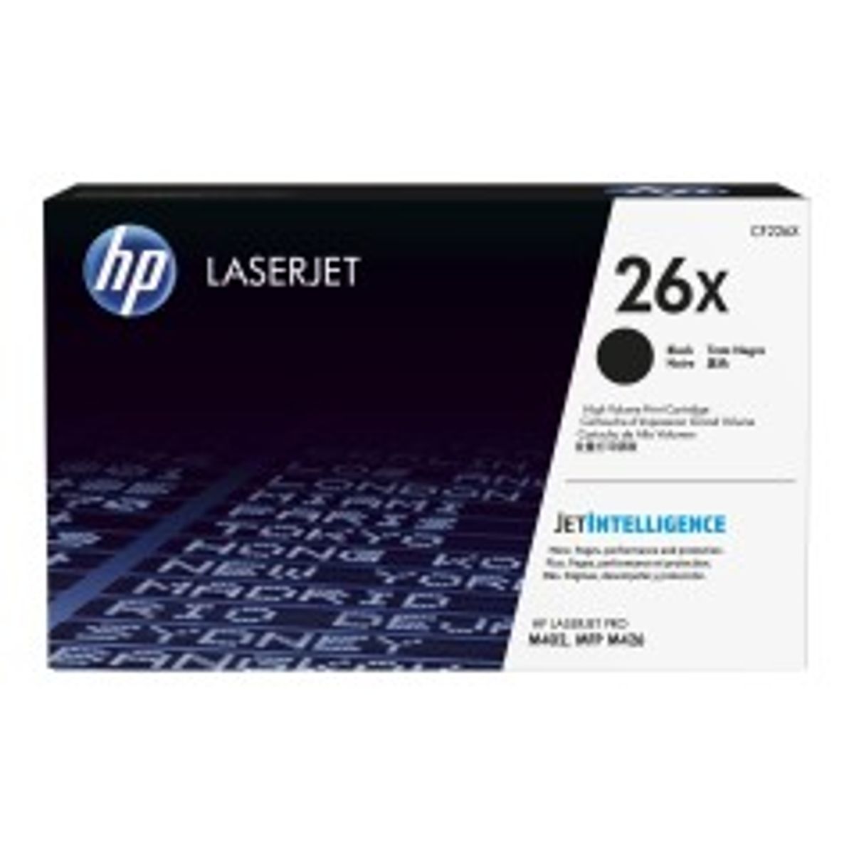 HP 26X Sort 9000 sider Toner CF226X