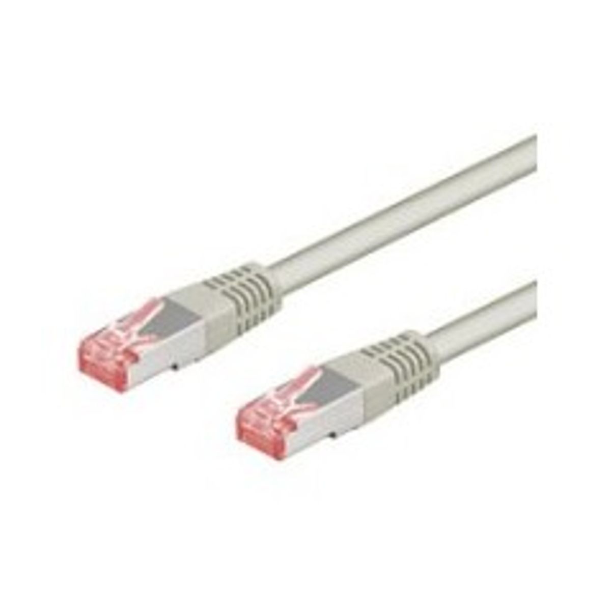 Goobay RJ45 CAT 6 S/FTP CU LSZH 0,5m Grey