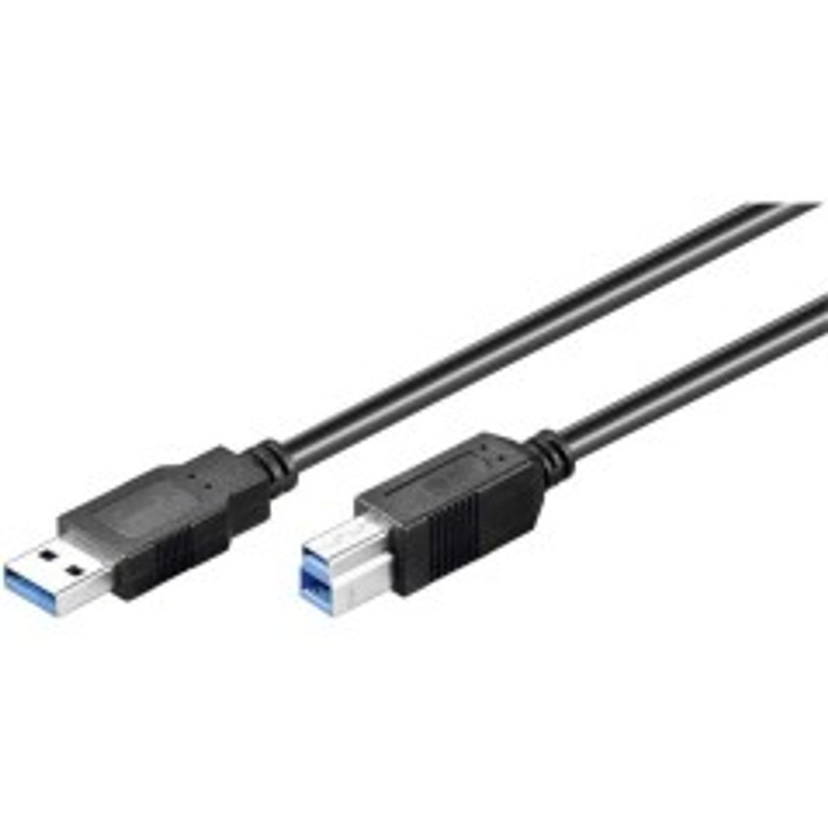 Goobay USB 3.0 A/B 180 HiSpeed 1,8 meter sort