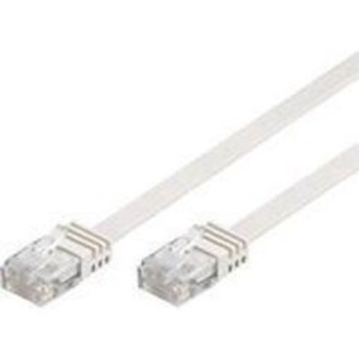 Goobay RJ45 CAT6 Flat U/UTP CU 15m White