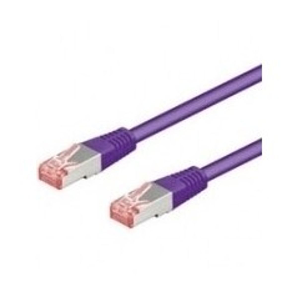 Goobay CAT 6 S/FTP CU 1m Violet