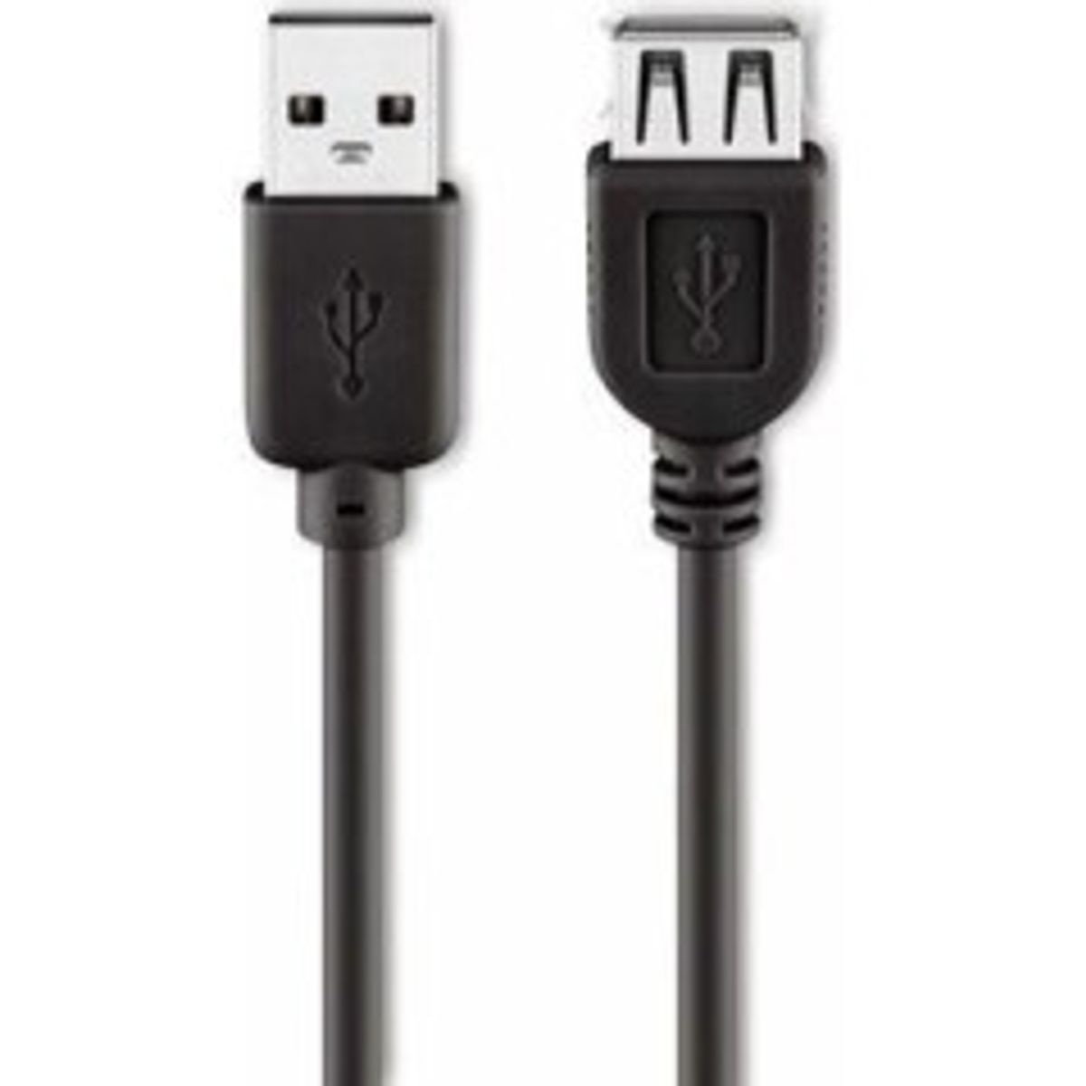 goobay USB 2.0 USB forlængerkabel 1.8m Sort