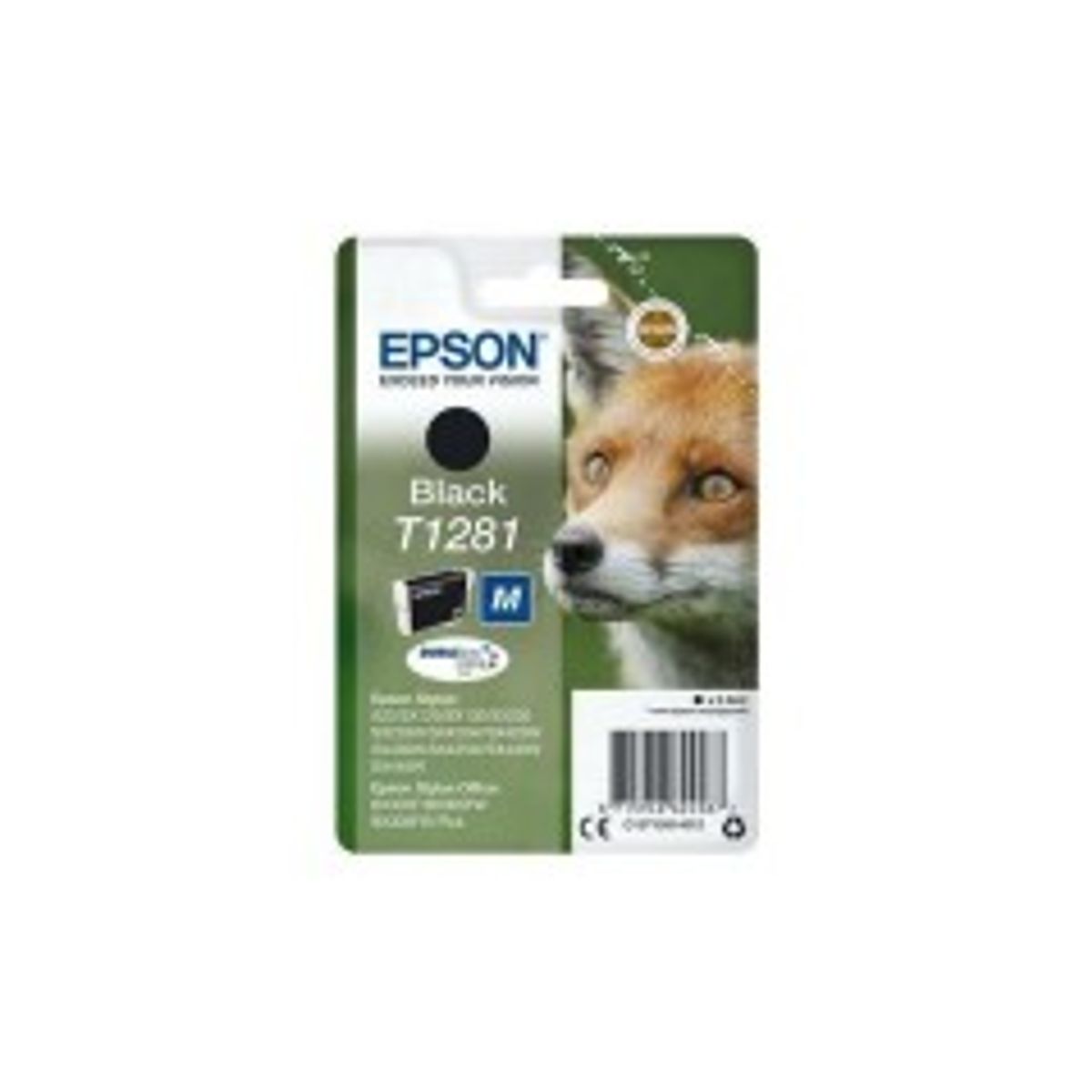 Epson T1281 Sort 185 sider Blæk C13T12814012