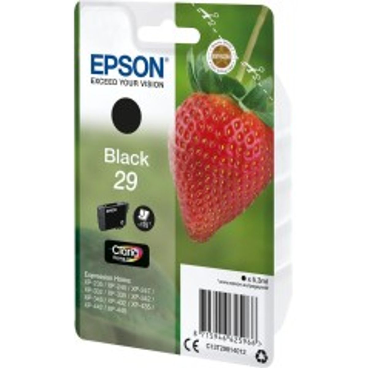 Epson 29 Sort 175 sider Blæk C13T29814012