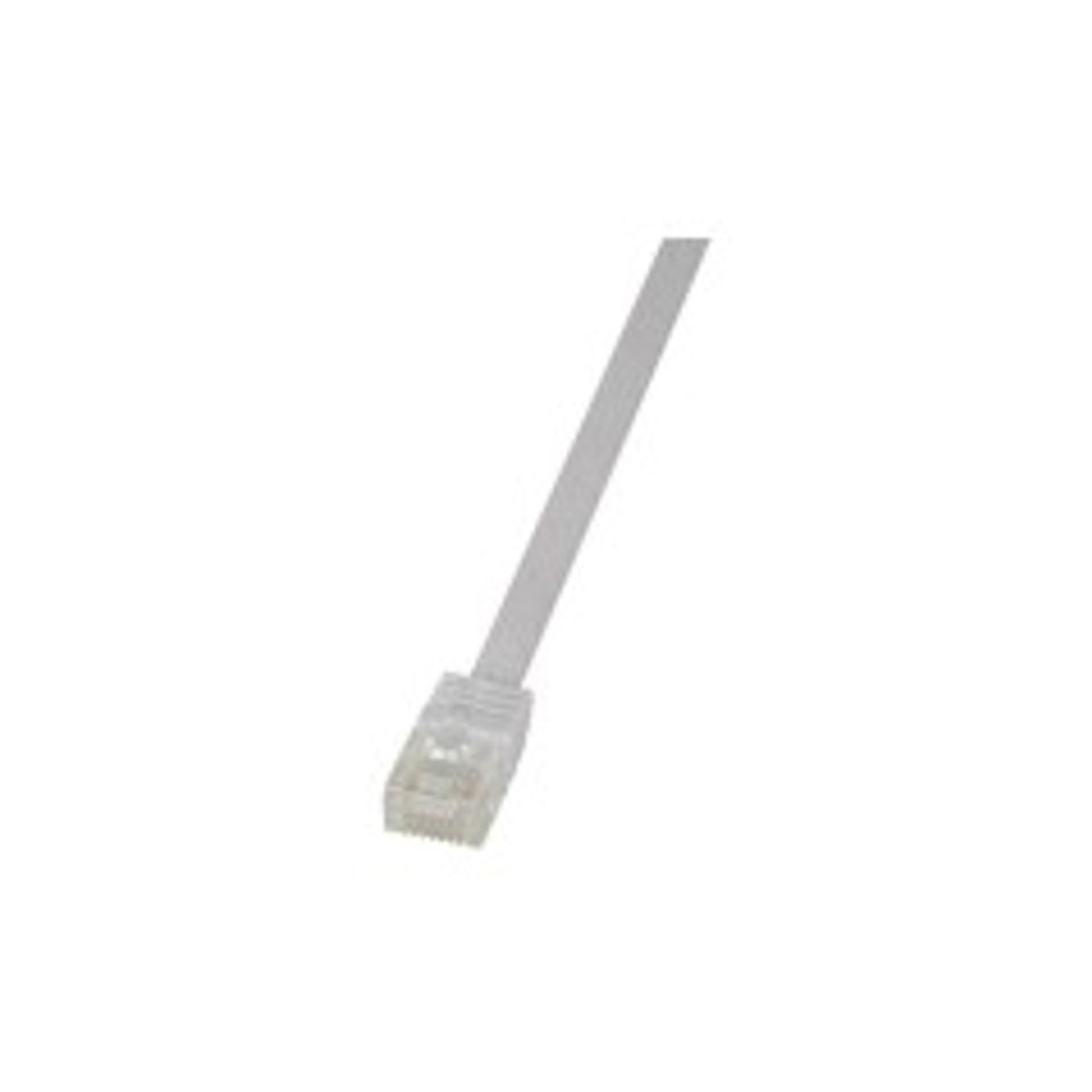 LogiLink SlimLine CAT 6 Ikke afskærmet parsnoet (UTP) 3m Patchkabel Hvid