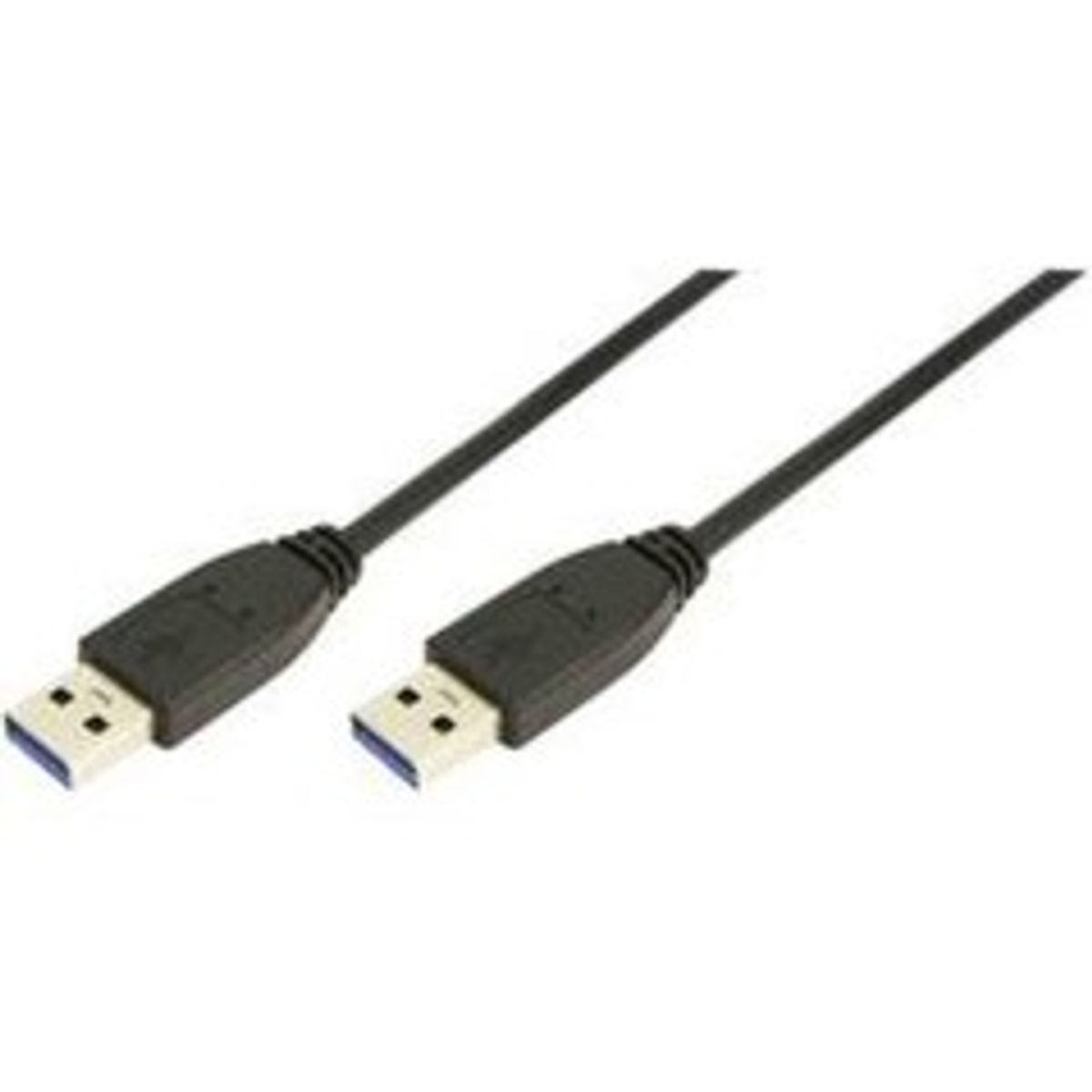 LogiLink USB 3.0 USB-kabel 1m Sort