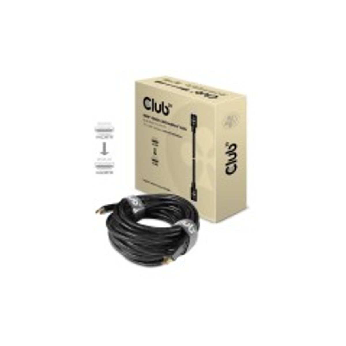 Club 3D CAC-2314 HDMI 2.0 RedMere Kabel 15m Sort