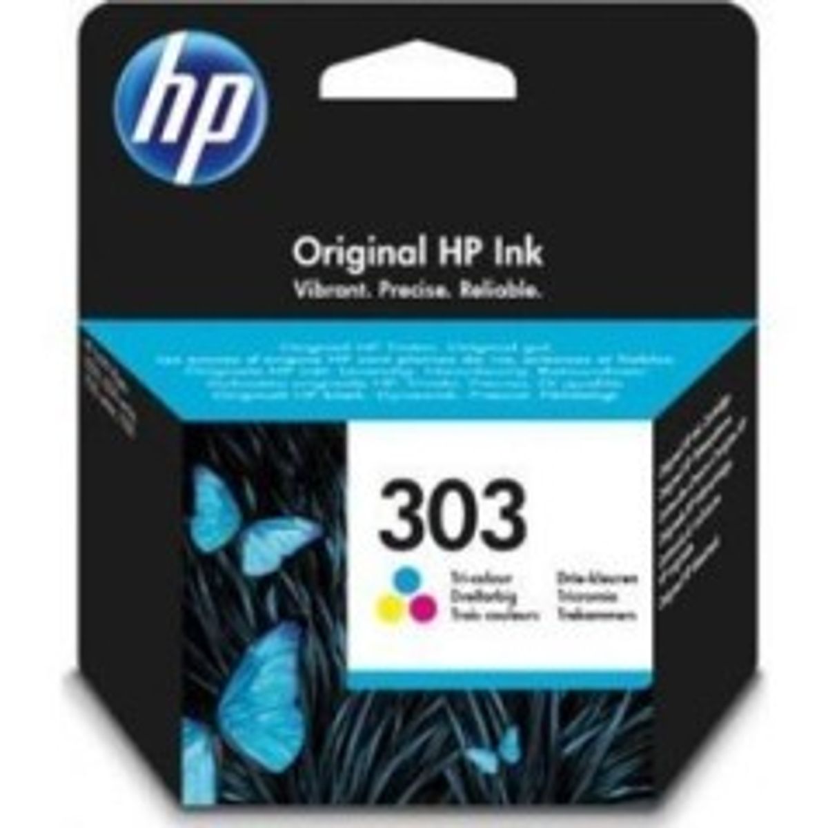 HP 303 Farve (cyan, magenta, gul) 165 sider Blæk T6N01AE