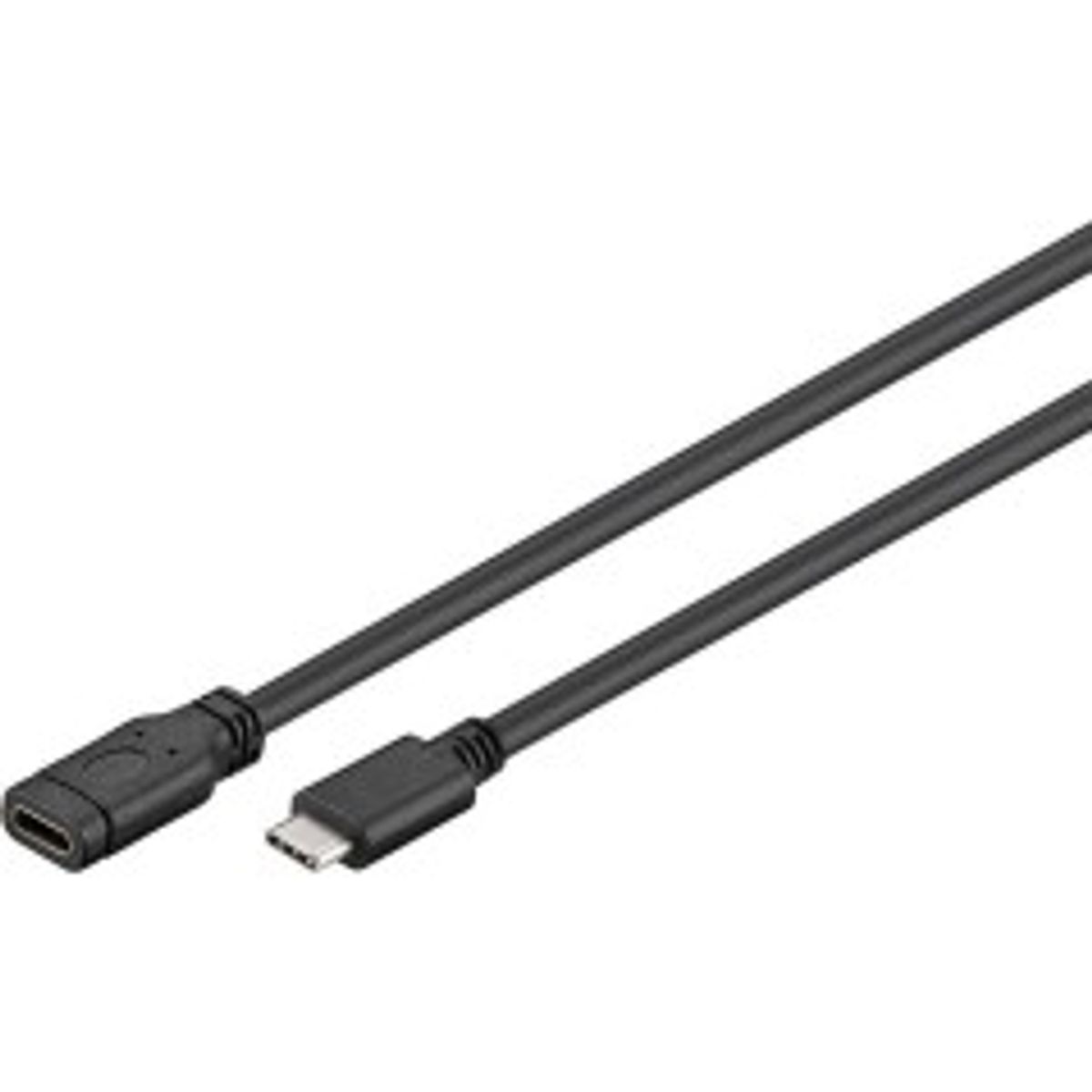 goobay USB 3.1 Gen 1 USB Type-C forlængerkabel 1m Sort