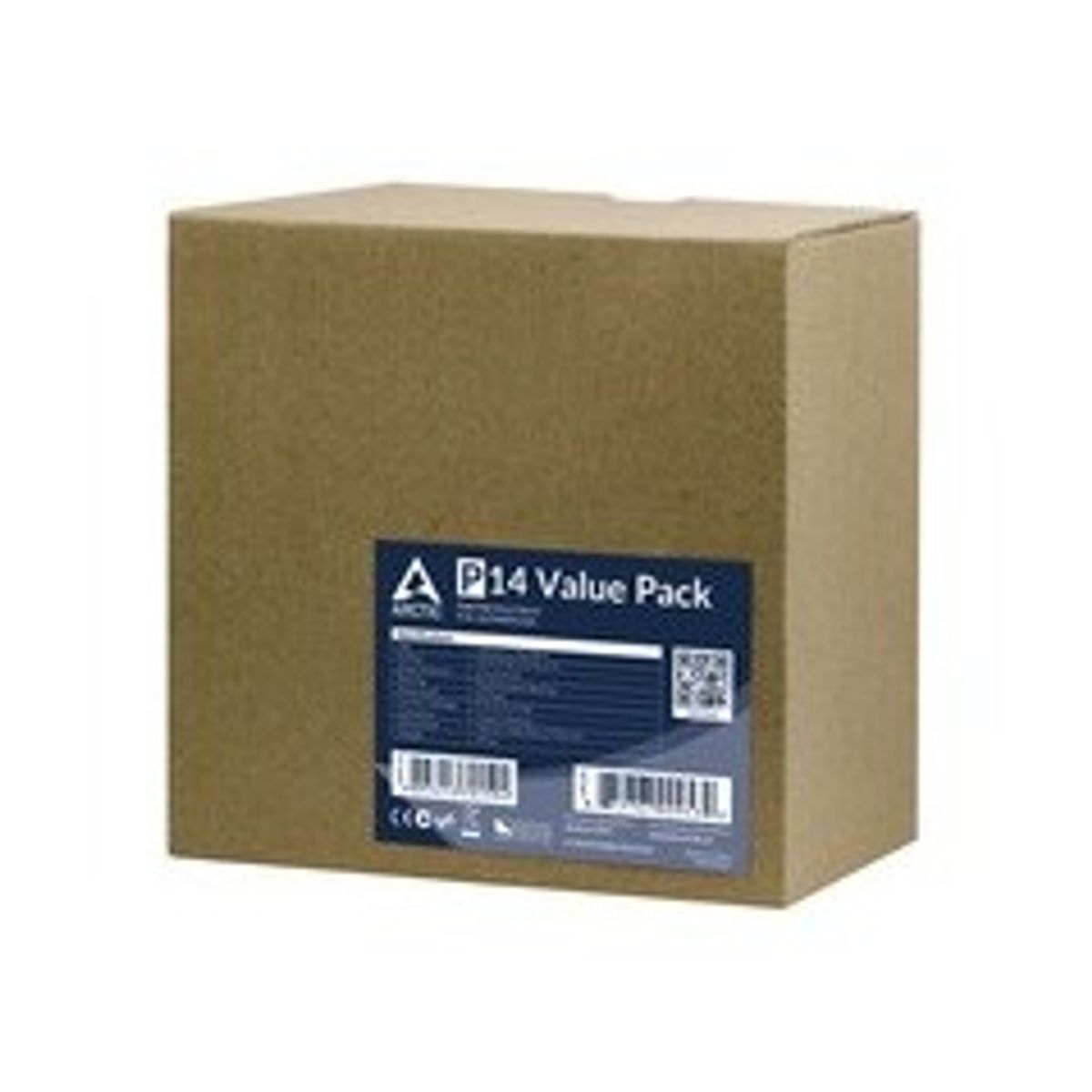 ARCTIC P14 Value Pack Fan 1-pack Sort 140 mm