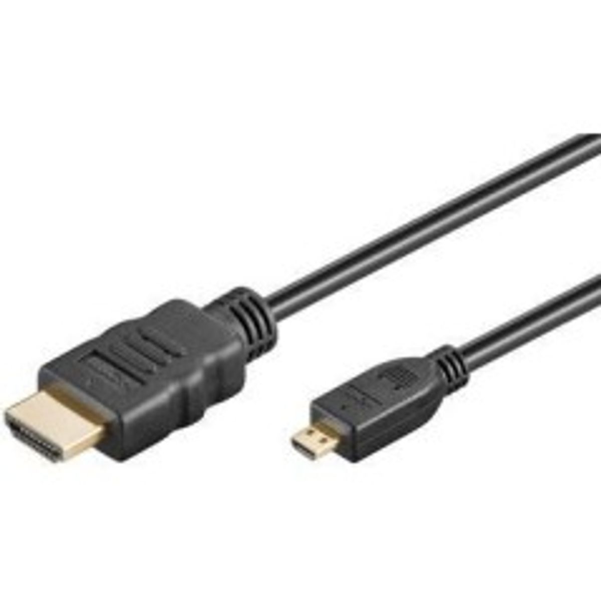 Goobay 53786, 3 m, HDMI Type A (Standard), HDMI Type D (Micro), Sort