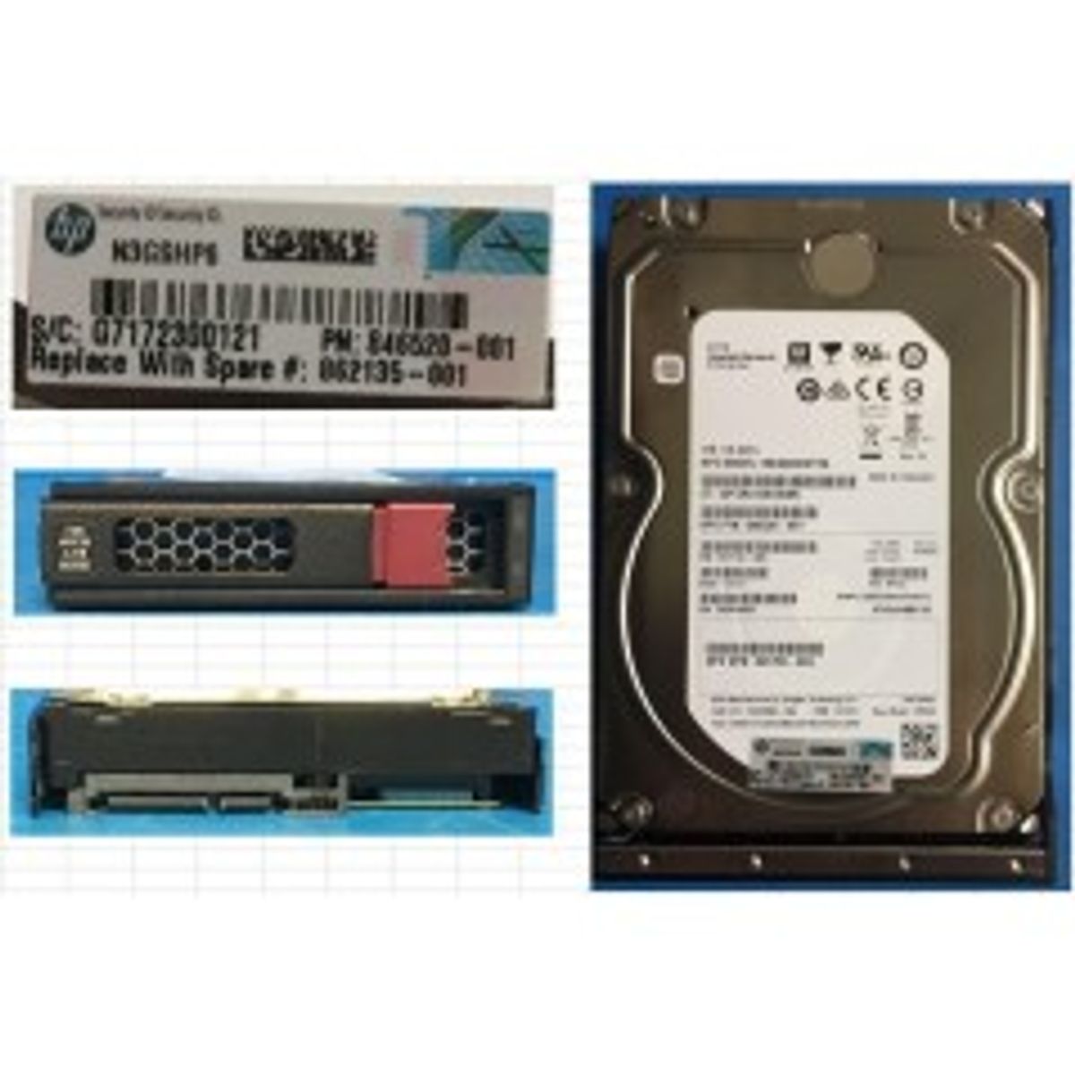 Hewlett Packard Enterprise HDD 4TB 6G 7.2K LFF SATA MDL