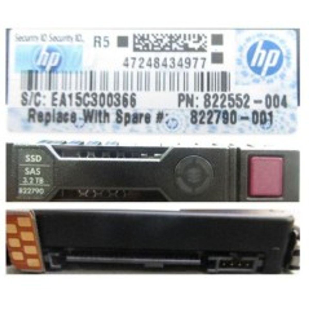 Hewlett Packard Enterprise DRV SSD 3.2TB 12G 2.5 SAS MU