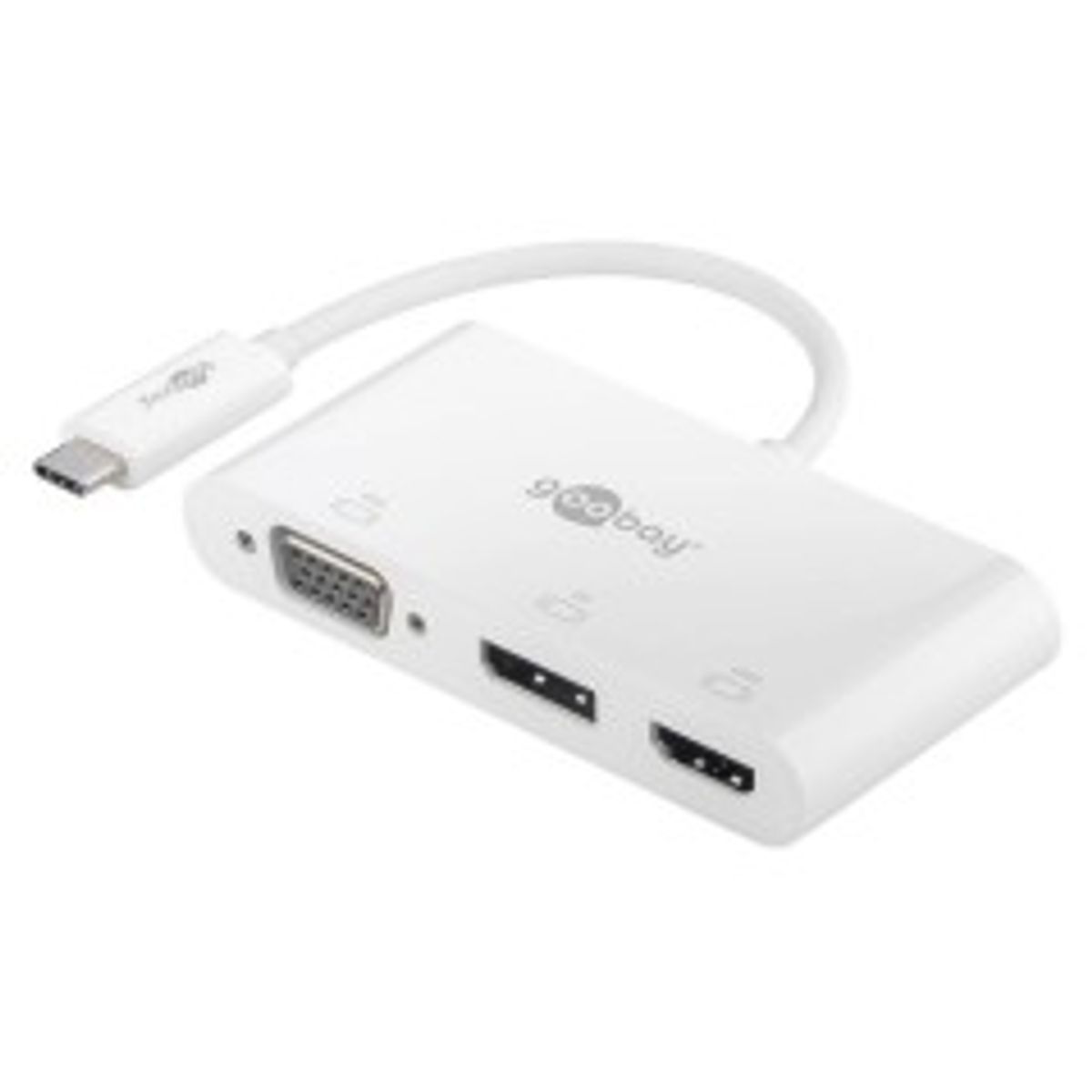 Goobay USB-C Multiport Adapter VGA DP HDMI